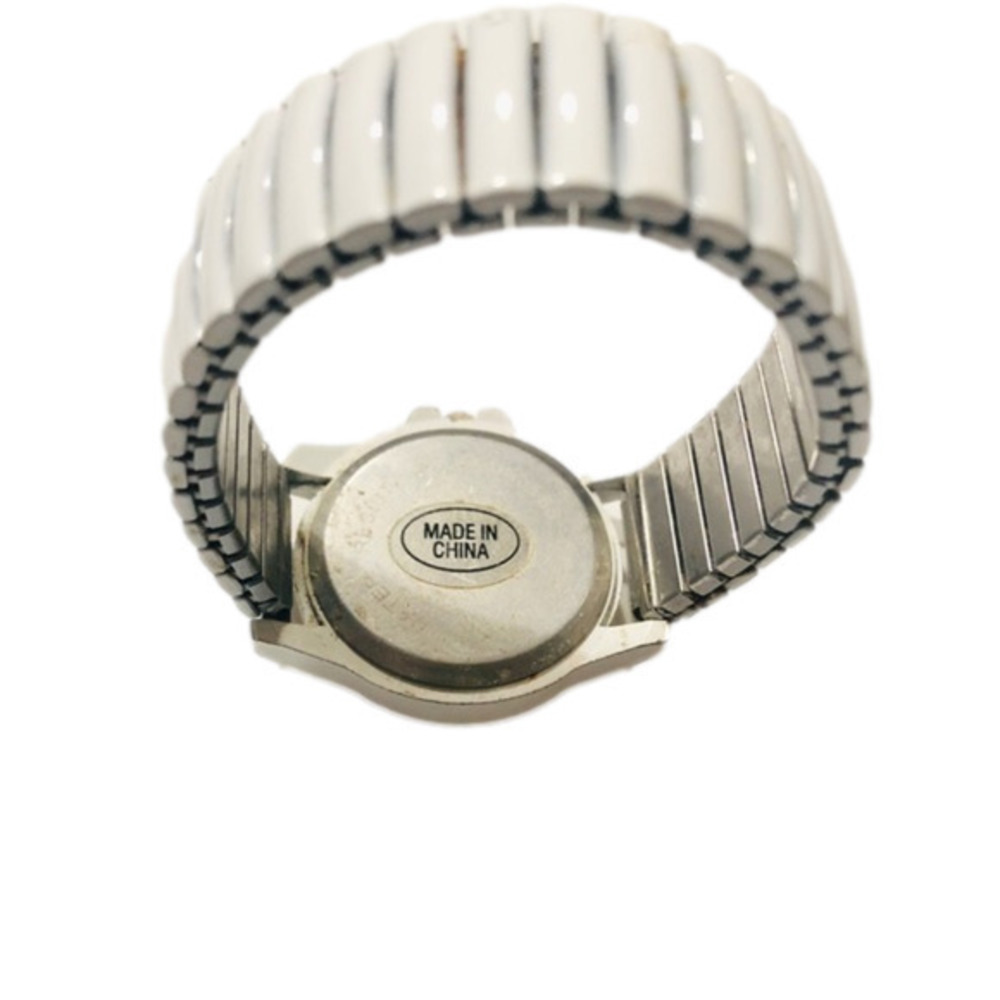 Geneva Elastic Adjustable Rhinestone Bracelet Wat… - image 2